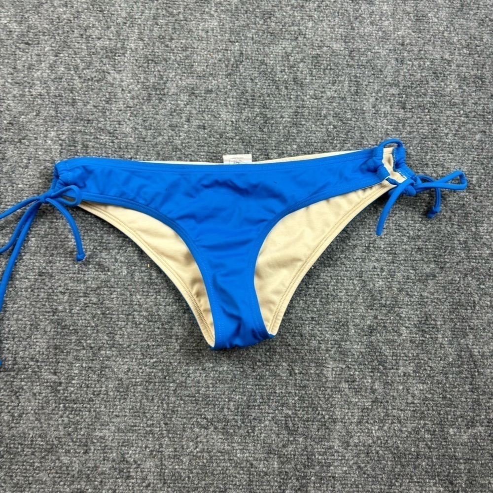 OAKLEY Women’s Blue Tie Side Bikini Swimsuit Bottoms size: Small